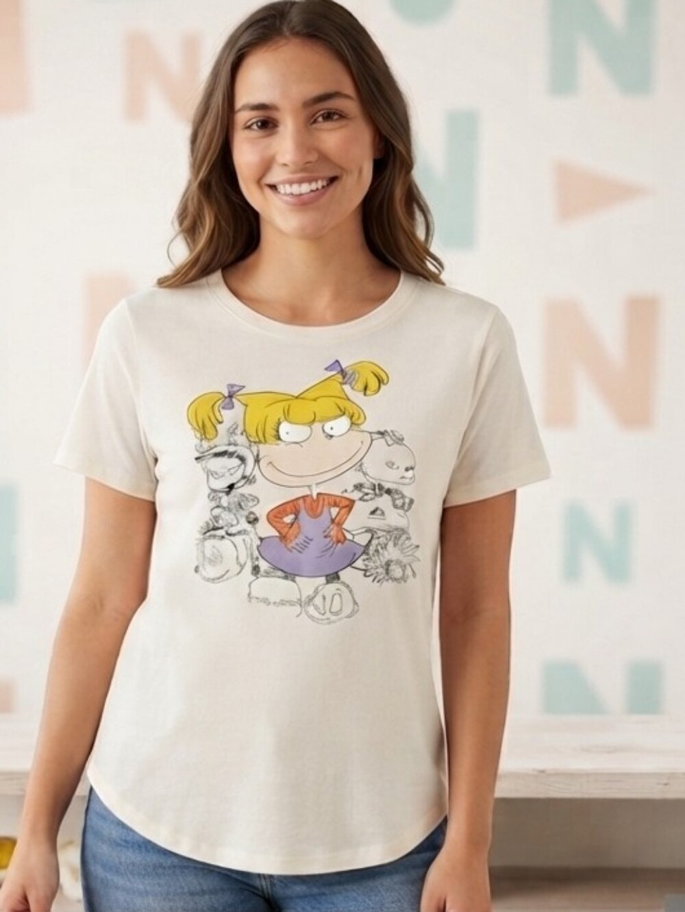 Rugrats Women's Short Sleeve Graphic Tee